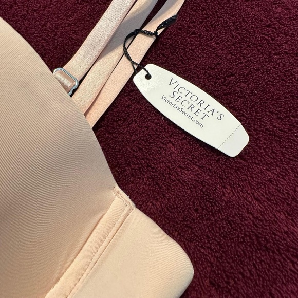 VICTORIA’S SECRET (New) Women’s 34C Blush Pink Lined Underwire Strapless Bra - Picture 6 of 10